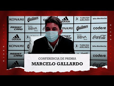 Marcelo Gallardo en conferencia de prensa (22/8/2021)