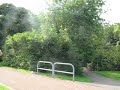 back tuck on grass