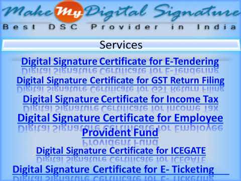 Digital Signature Certificate Providers in Delhi