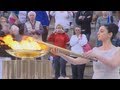 Olympic Flame handover ceremony: London 2012 receives the Olympic Flame