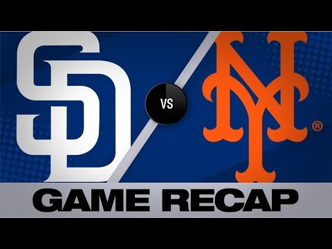 Video: deGrom K's 9 in Mets' 4-0 victory | Padres-Mets Game Highlights 7/25/19