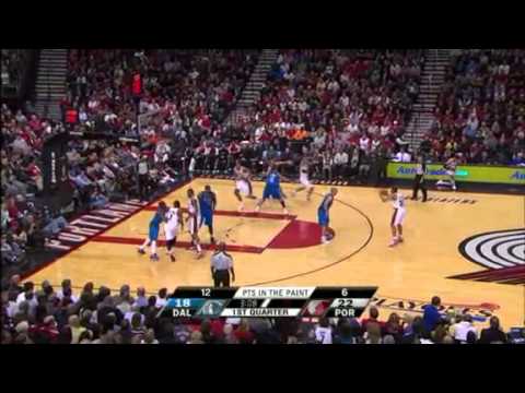 Game 3: Andre Miller to Marcus Camby alley-oop dunk