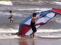 Inexperiente no KiteSurf bate na plataforma de Tramandaí-RS Inexperiente no KiteSurf bate na plataforma de Tramandaí-RS