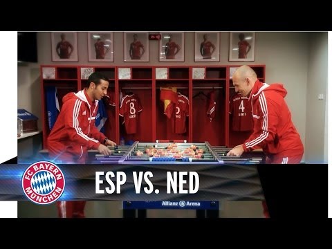 Robben and Thiago Table Football & World Cup Preview Robben and Thiago Table Football & World Cup Preview