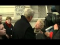 Andrew Lansley heckled over 'secret' NHS summit