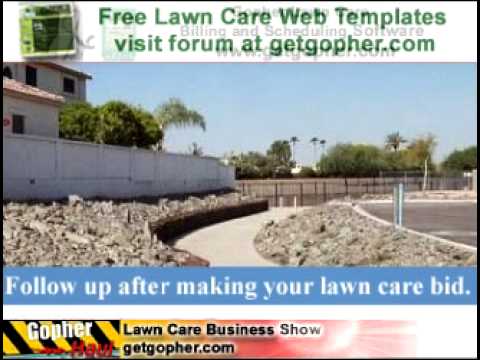 how to bid on landscaping contracts