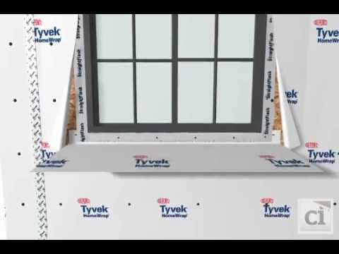 how to apply tyvek