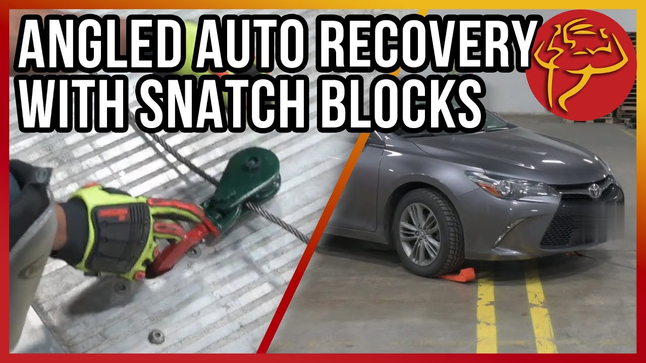 Auto Recovery at an Angle with Snatch Blocks