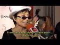 YOKO ONO viuda de John Lennon es entrevistada en Miami