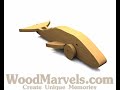 Build your own wooden Whale (humpback)!