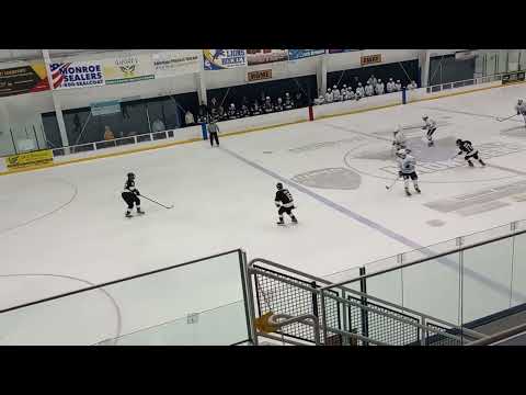 2024-01-21 Varsity Scoring Chance, Z Entry, Regroup, Puck Protect, Half Wall Escape vs RBM