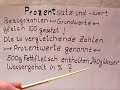 Prozentsatz und -wert Teil 1