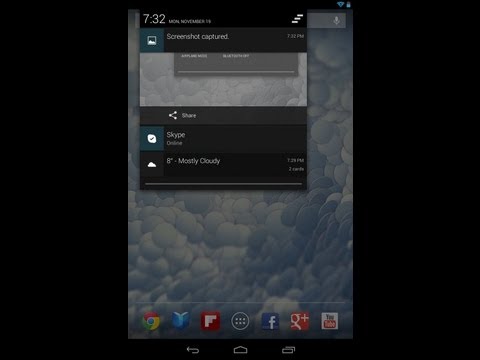 Jelly bean 4.2 notification bar for any android