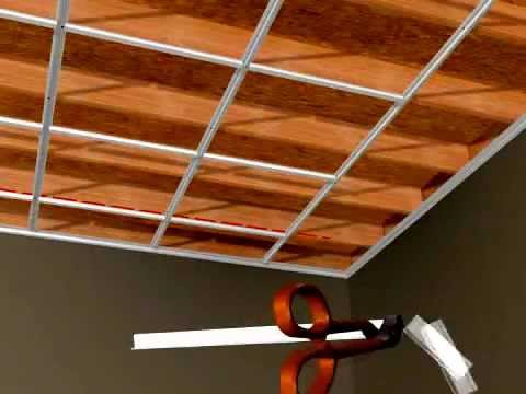 how to fit pvc ceiling