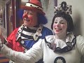Click here to watch this video Clowns perform circus acts for hospital patients