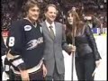Teemu Sel�nne 1000 games, 500 goals ceremony