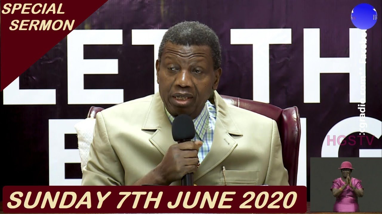 RCCG Sunday Service 7th June 2020 by Pastor E. A. Adeboye
