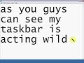 taskbar problem taskbar problem
