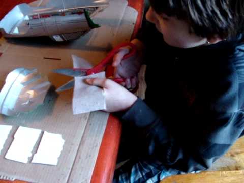 how to repair rc car body