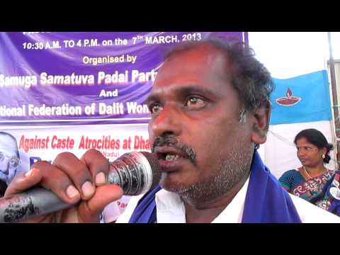 Protest for Justice for Victims of Caste Atrocities Dharampuri - 6 Dalit News by Nikhil Sablania
