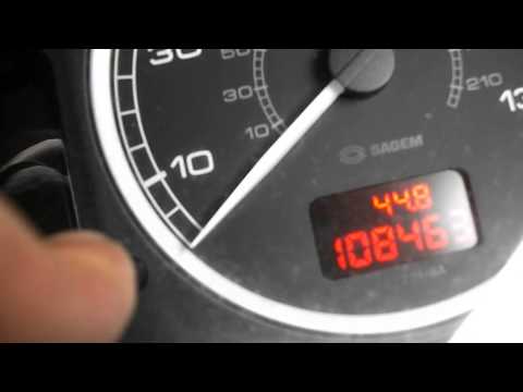 how to reset service on peugeot 307