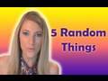 AllThatGlitters21 Parody (5 Random Things in my Room Tag)