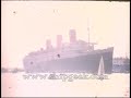 RMS Queen Mary Arrives in Long Beach 1967