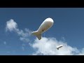 The 17K Aerostat flying along side the TIF-4500 tethered Blimp