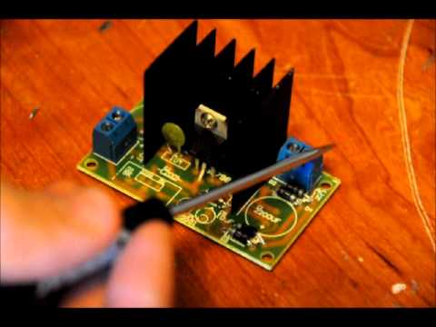 how to adjust lm317t voltage regulator