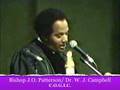 BISHOP J.O. PATTERSONℜ Introduces DR. W.J. CAMPBELLℑ