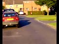 Home made go kart driving