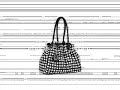 Click here to watch this video Timeless Chic Black / White Shoulder Bag Handbag Purse