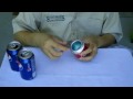 How to make an alcohol stove by aluminum beverage cans 飲料罐酒精爐製程