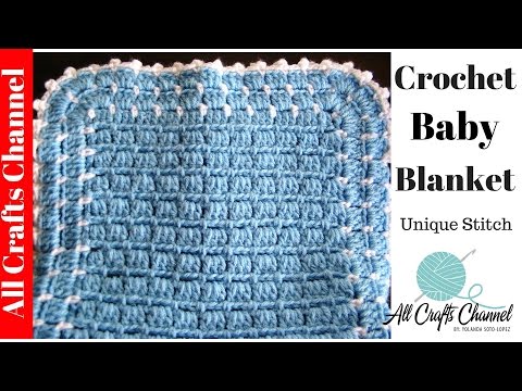 how to easy crochet baby blanket