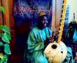 Lamin Kuyateh from Gambia playing on his kora