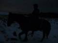 twilight horse back ride in the snow filmed by Twombly Publishing twilight horse back ride in the snow filmed by Twombly Publishing