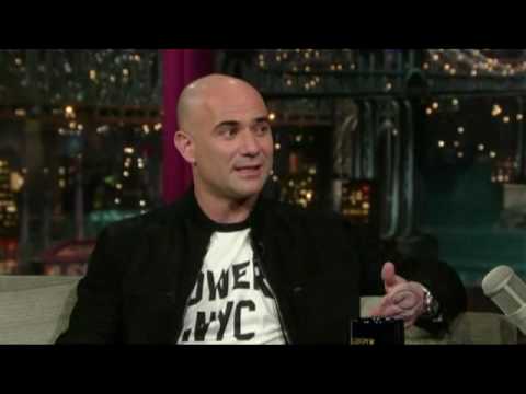Andre Agassi on David Letterman (Complete) 1/2