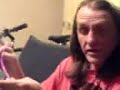 Mad mushroom Hippy Eats A Glowstick