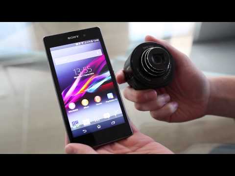 how to attach lens to xperia z1