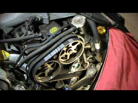 2004 Chrysler PT Cruiser 2.4 Turbo Timing Belt and Water Pump Replacement Time Lapse