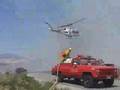 Wildfire Brush Fire Firefighter Close Call