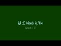 All I Need is you - Episode 1
