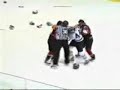 Chicoutimi vs Rouyn  bench brawl Feb 10, 2008