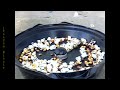 Watching Popcorn Pop In Slow Motion (10 minutes) This is popcorn popping in slow motion. No audio so you guys will have to find your own to watch during it sorry.