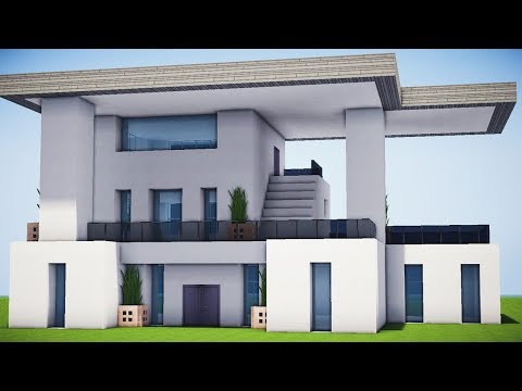 Minecraft How To Build A Large Modern House Tutorial 3 Minecraftvideos Tv