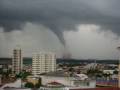 Tornado em Lins, interior de SP
