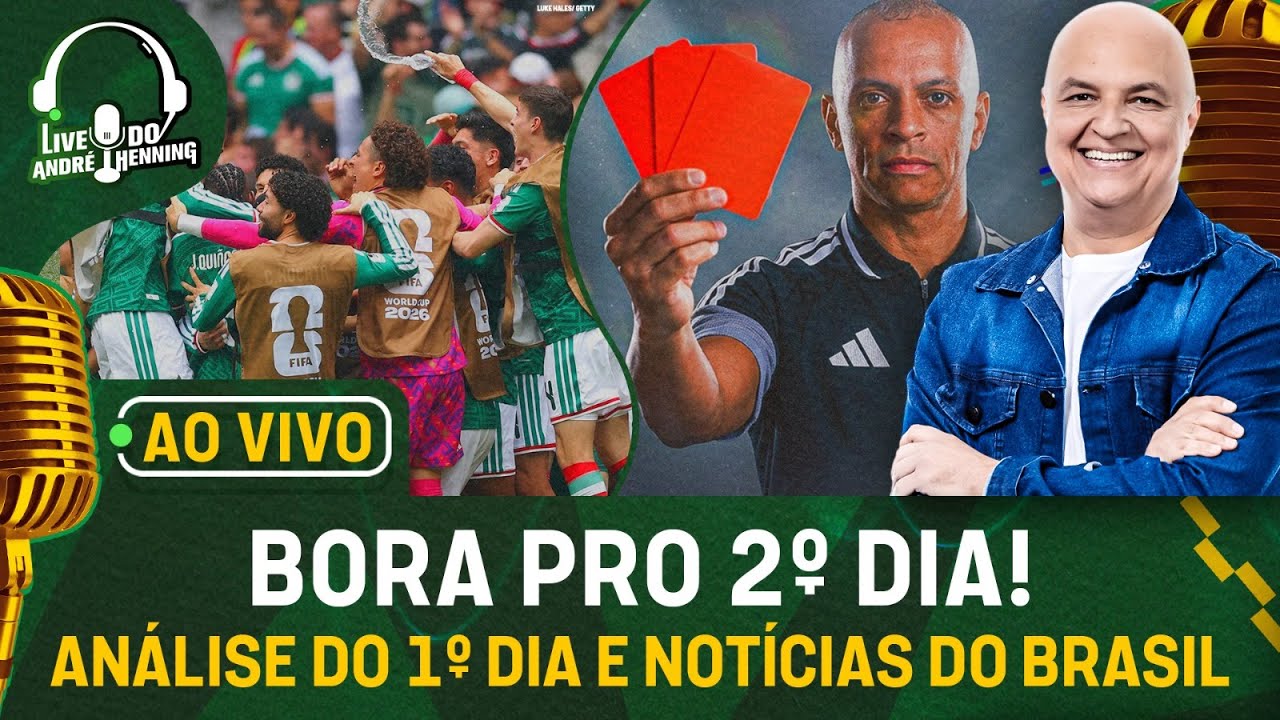 AO VIVO: A COPA COMEÇOU! RESUMO DO 1º DIA, ESQUENTA PRA HOJE, NOVIDADES DA SELEÇÃO; MOURINHO NO REAL
