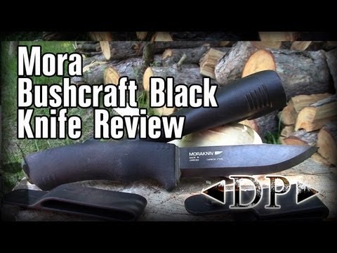Mora - In this video, I give an up close and personal review of the Mora Bushcraft Black Carbon Steel Knife by Mora of Sweeden. If you would like to support me by p...