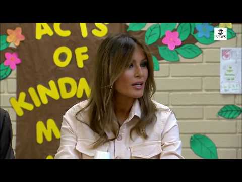 First Lady Melania Trump visits Texas immigration facility | ABC News