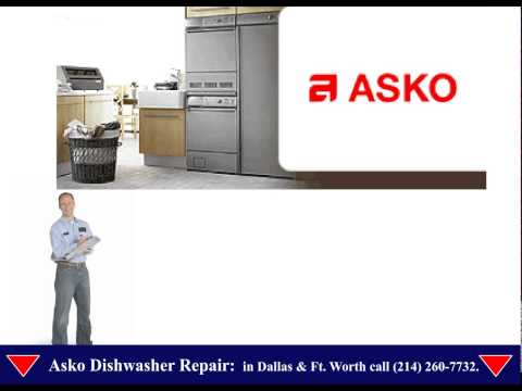 how to drain asko dishwasher
